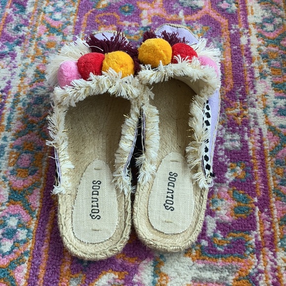 Soludos Coco Pompom Mule - Picture 2 of 5